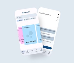 Screenshot z appky Premedis